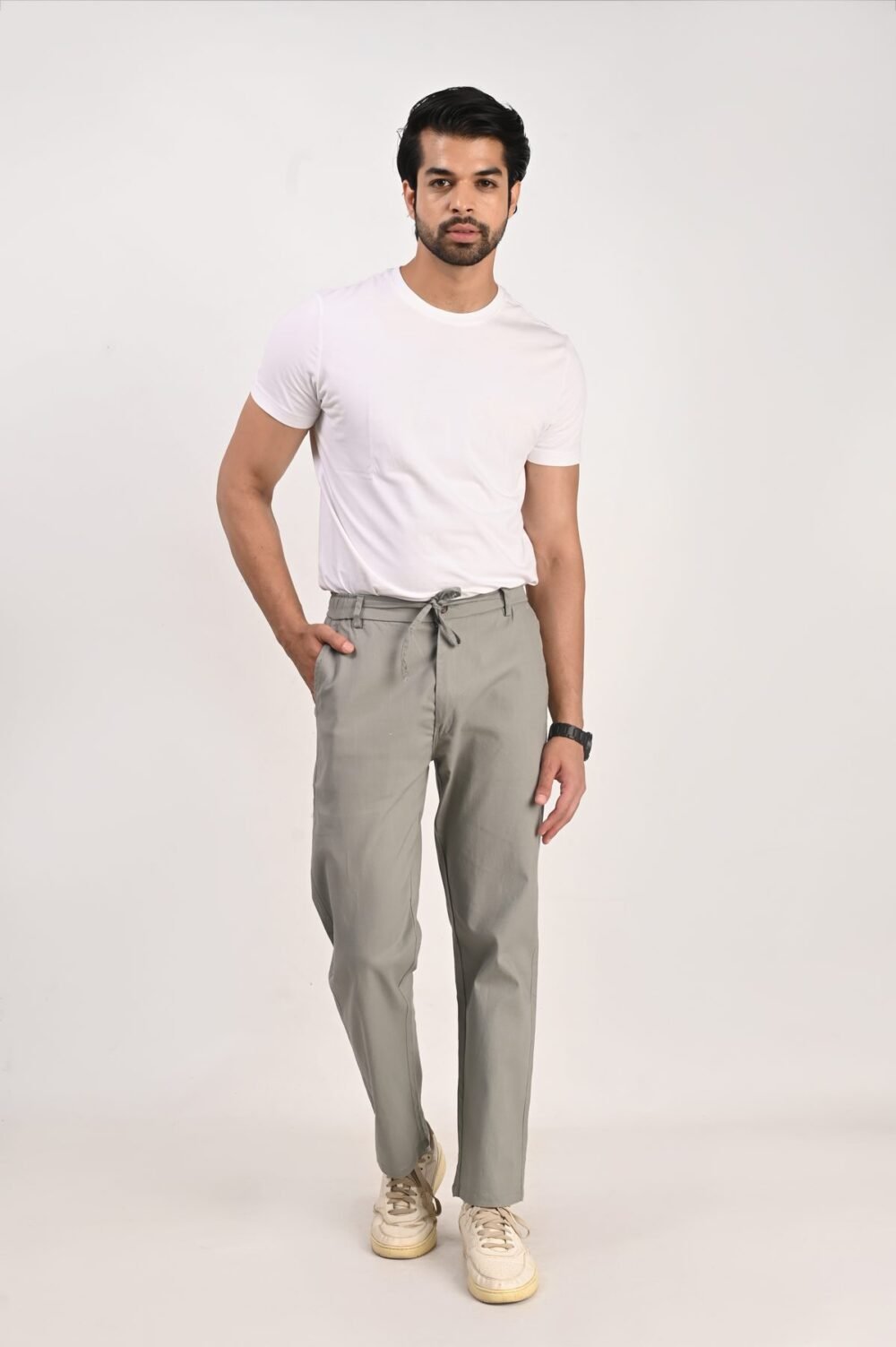 Fhuzana Relaxed Fit Drawstring Trousers