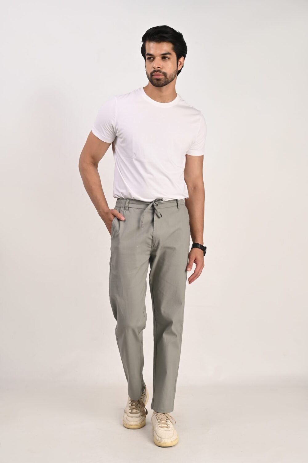 Fhuzana Relaxed Fit Drawstring Trousers
