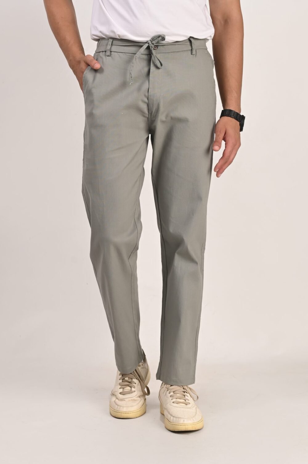 Fhuzana Relaxed Fit Drawstring Trousers