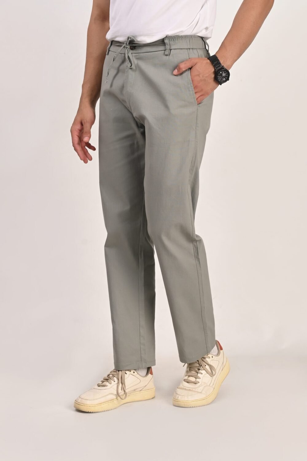 Fhuzana Relaxed Fit Drawstring Trousers