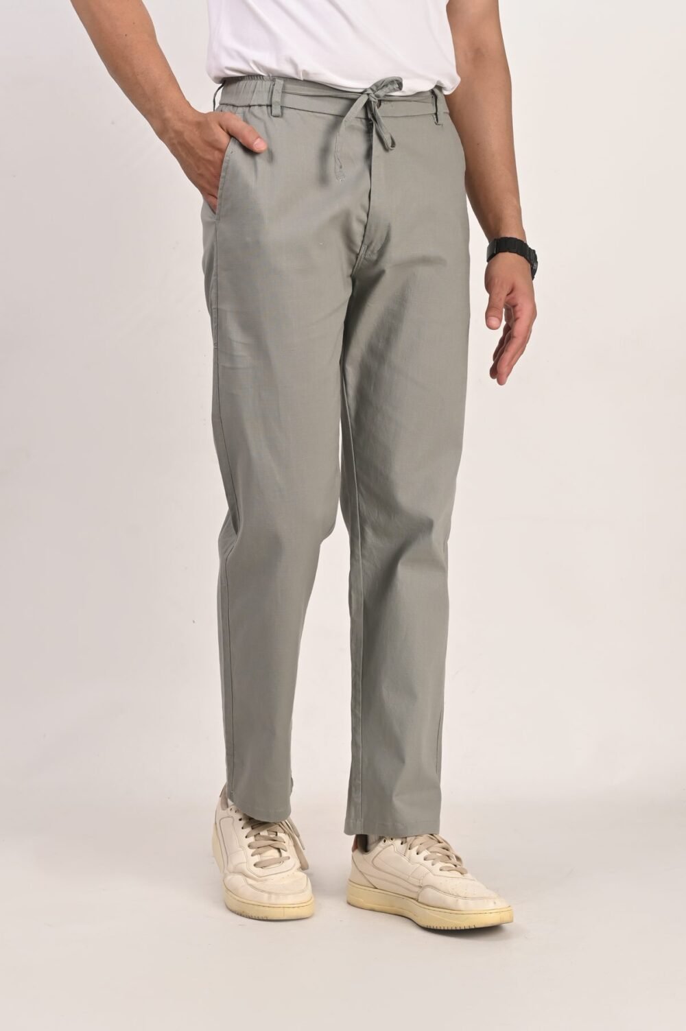 Fhuzana Relaxed Fit Drawstring Trousers