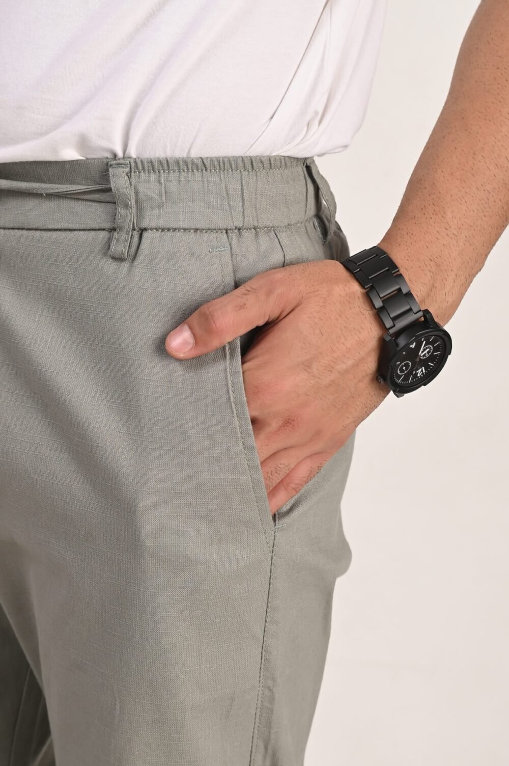 Fhuzana Relaxed Fit Drawstring Trousers