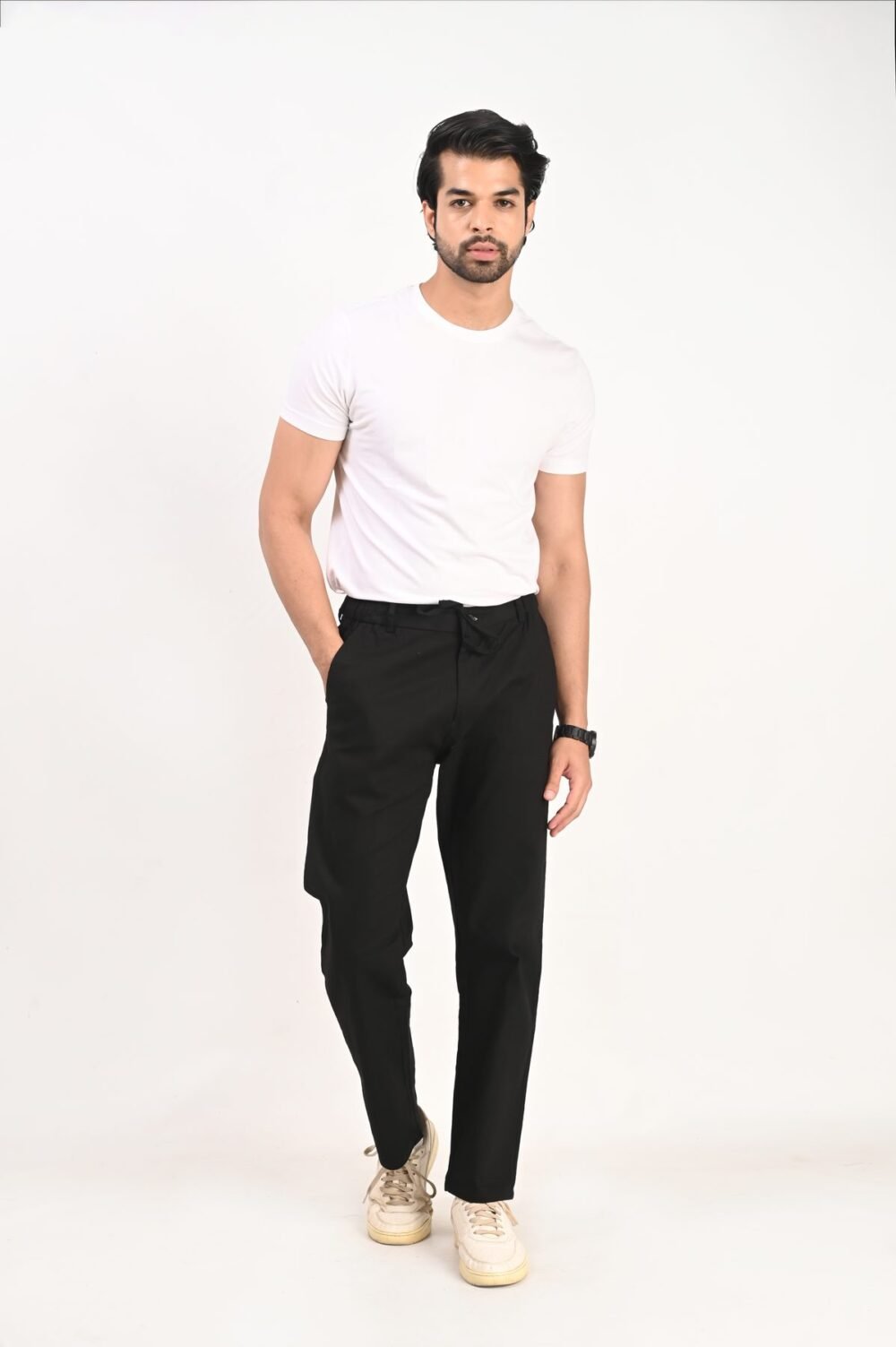 Fhuzana Relaxed Fit Drawstring Trousers