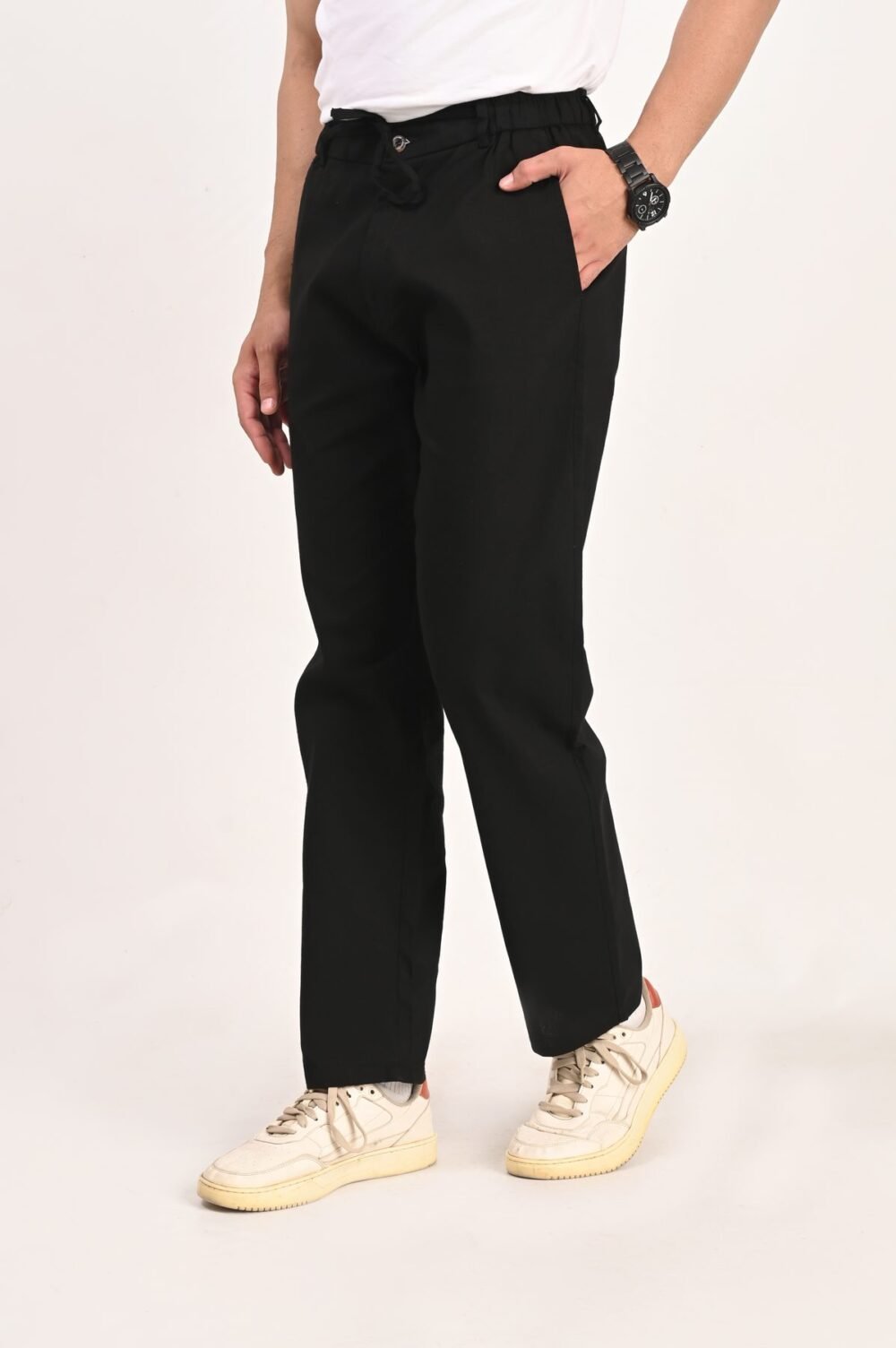 Fhuzana Relaxed Fit Drawstring Trousers