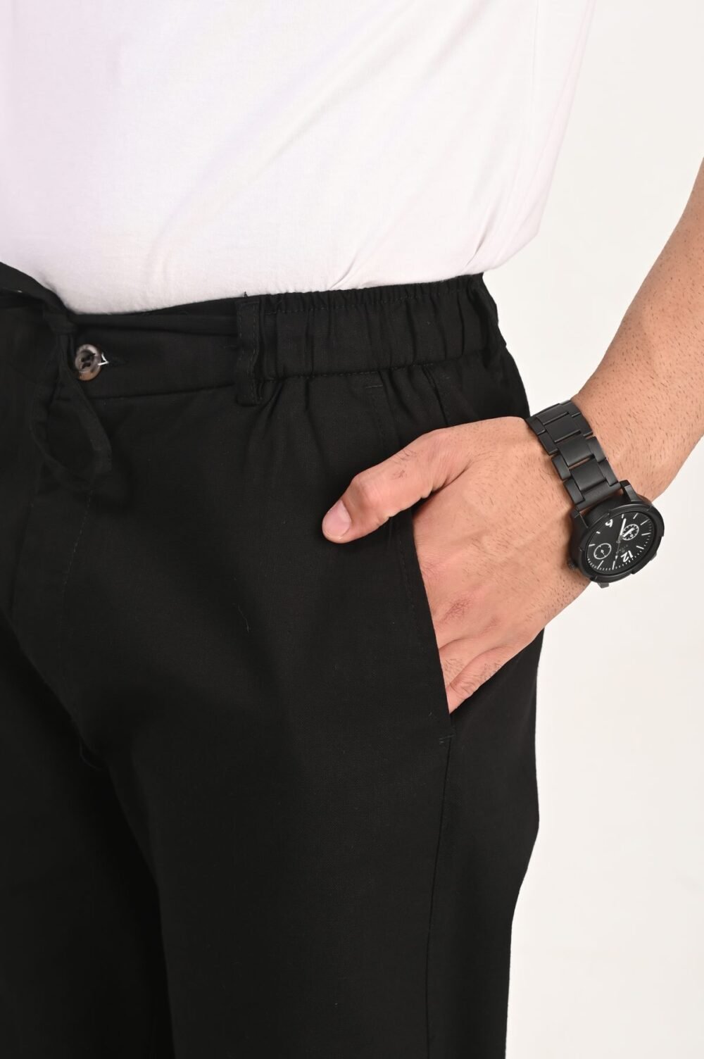 Fhuzana Relaxed Fit Drawstring Trousers