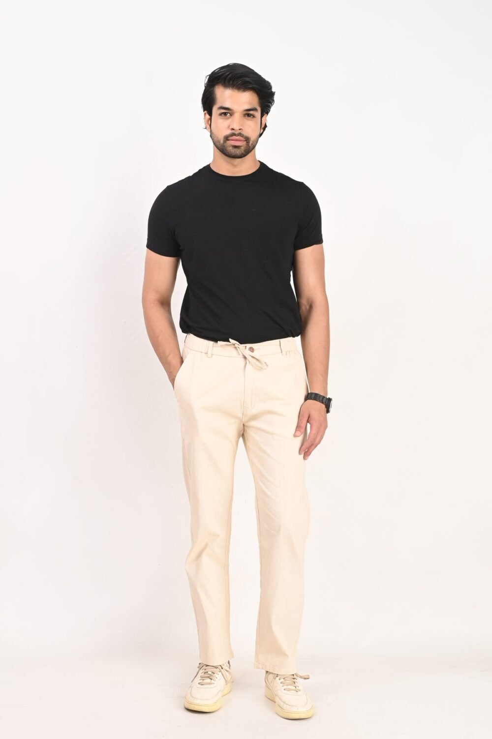 Fhuzana Relaxed Fit Drawstring Trousers