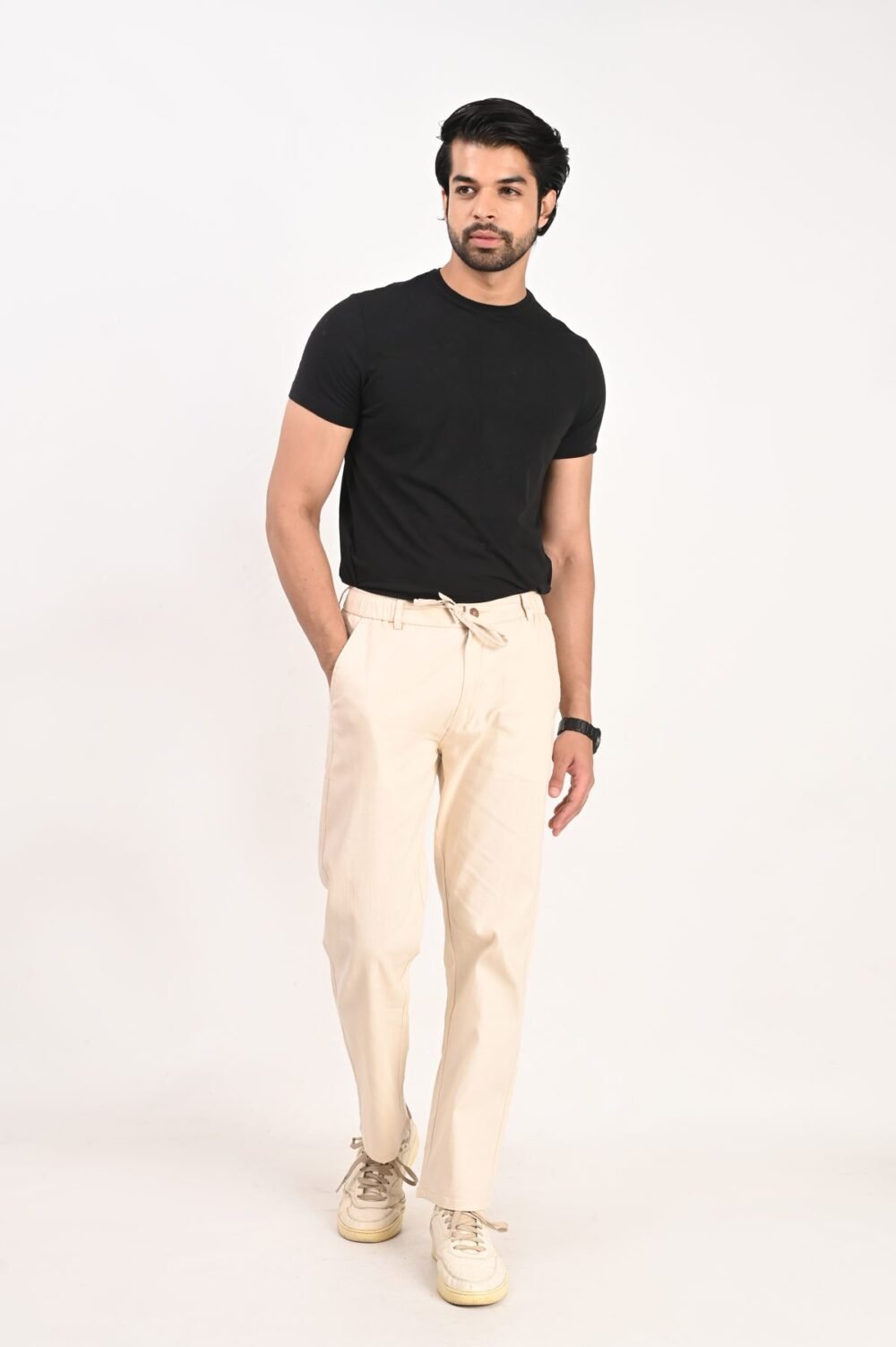 Fhuzana Relaxed Fit Drawstring Trousers