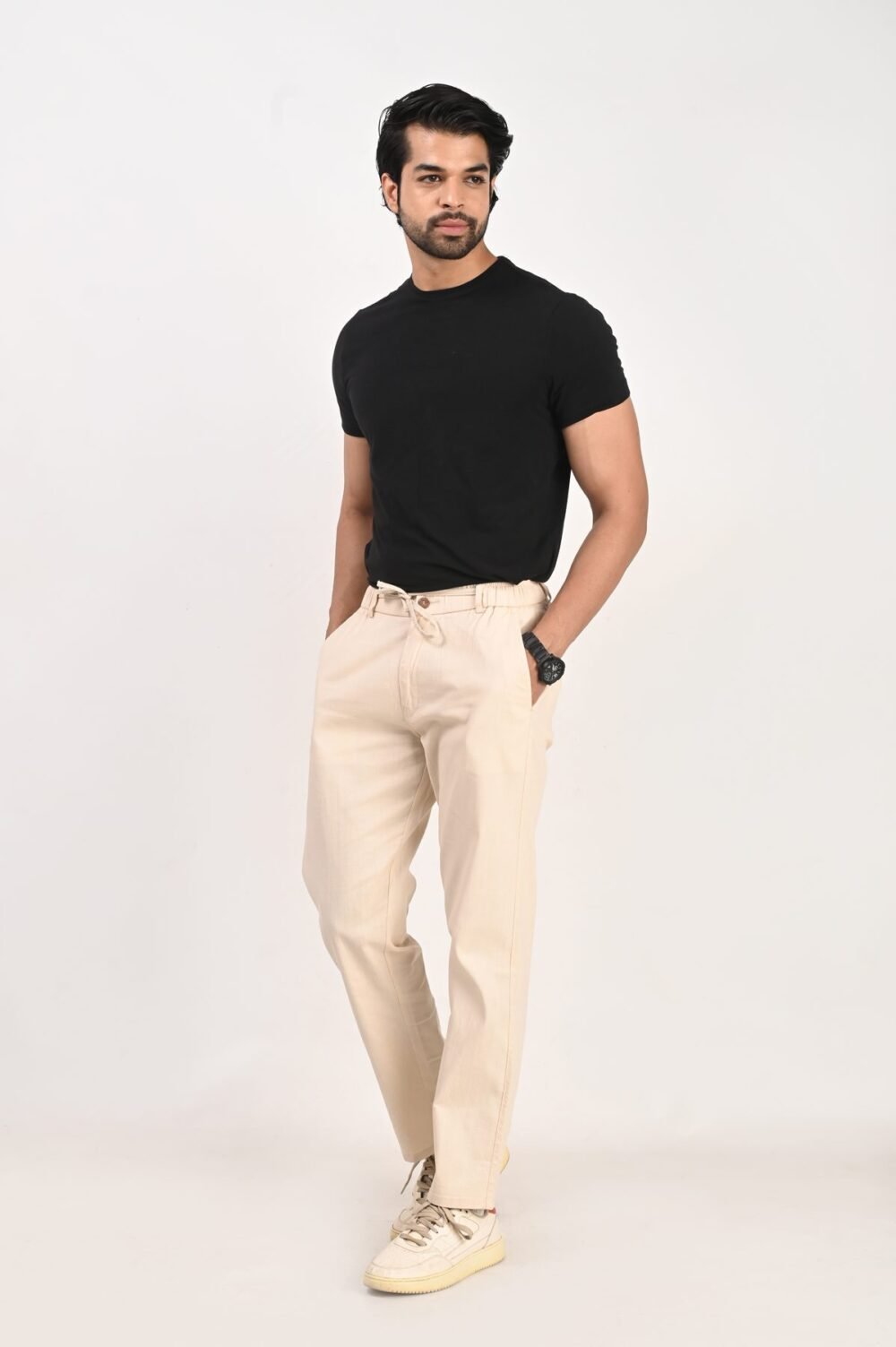 Fhuzana Relaxed Fit Drawstring Trousers