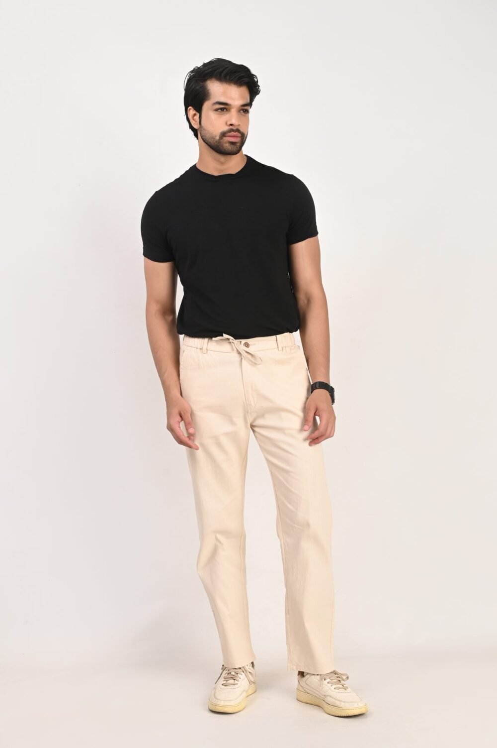 Fhuzana Relaxed Fit Drawstring Trousers