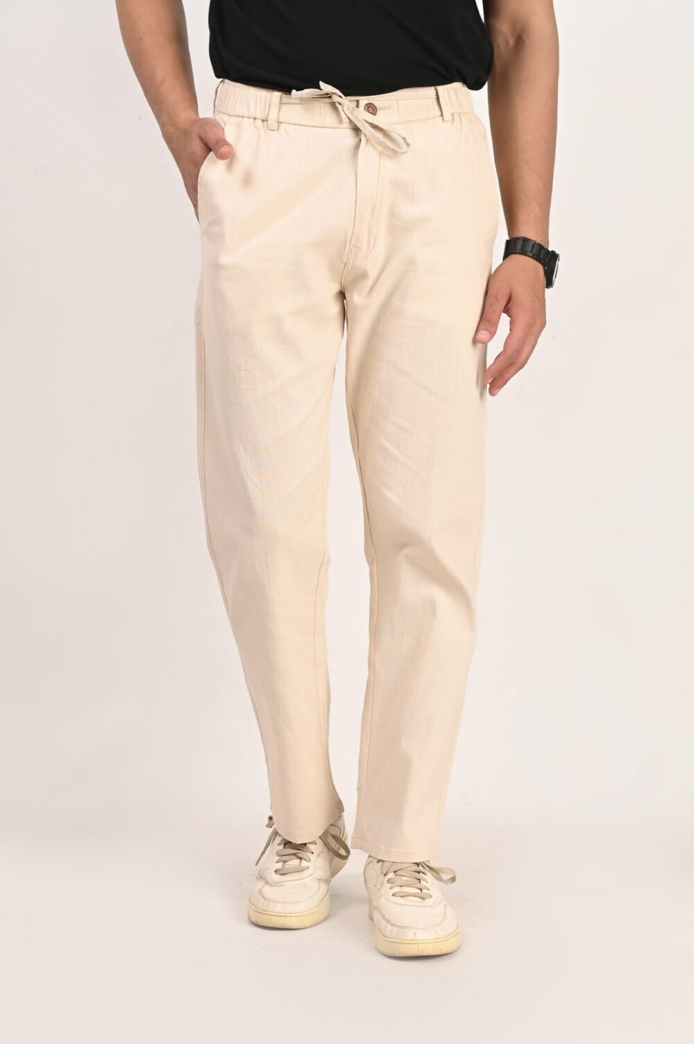 Fhuzana Relaxed Fit Drawstring Trousers