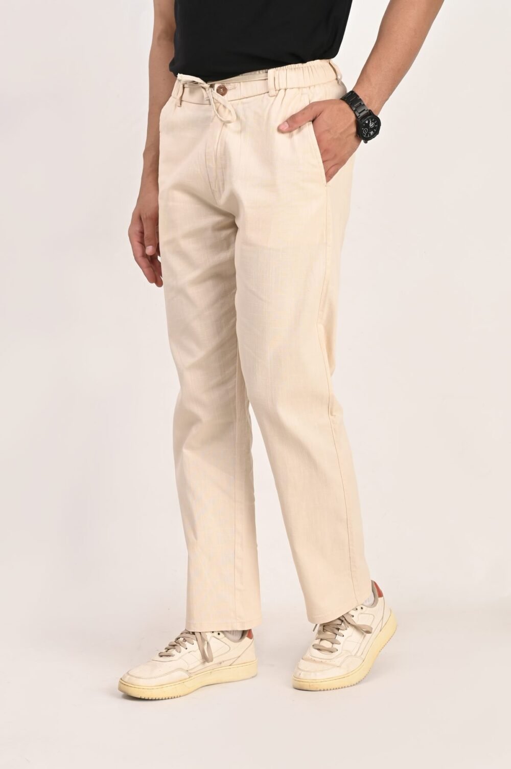 Fhuzana Relaxed Fit Drawstring Trousers
