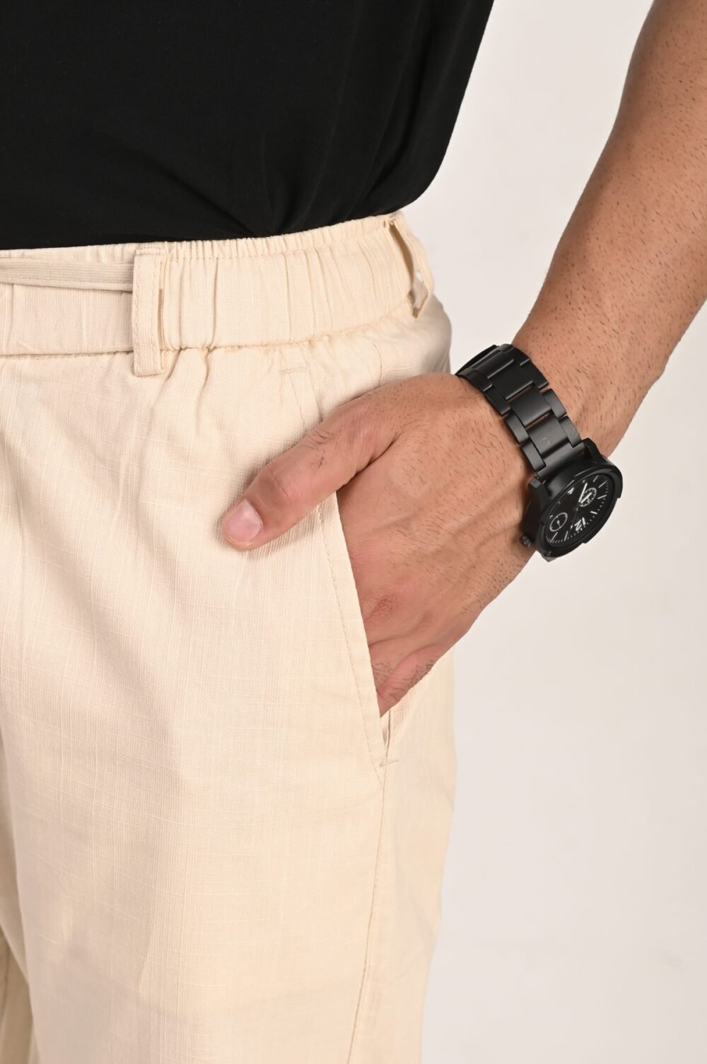 Fhuzana Relaxed Fit Drawstring Trousers