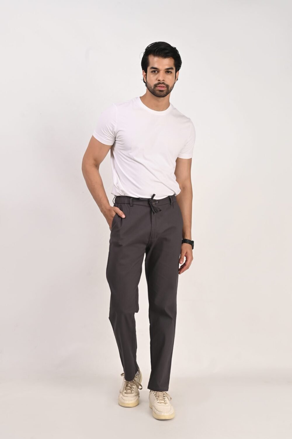 Fhuzana Relaxed Fit Drawstring Trousers