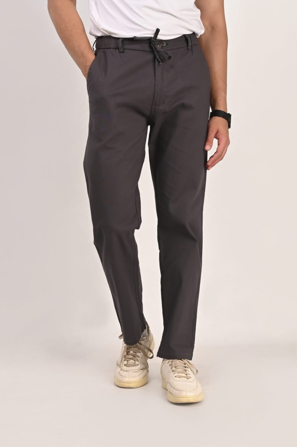 Fhuzana Relaxed Fit Drawstring Trousers