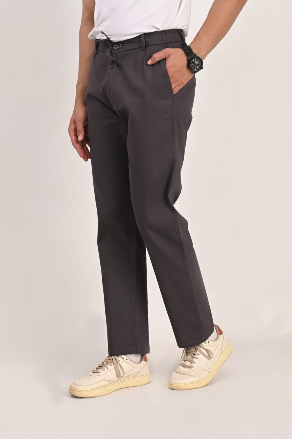 Fhuzana Relaxed Fit Drawstring Trousers