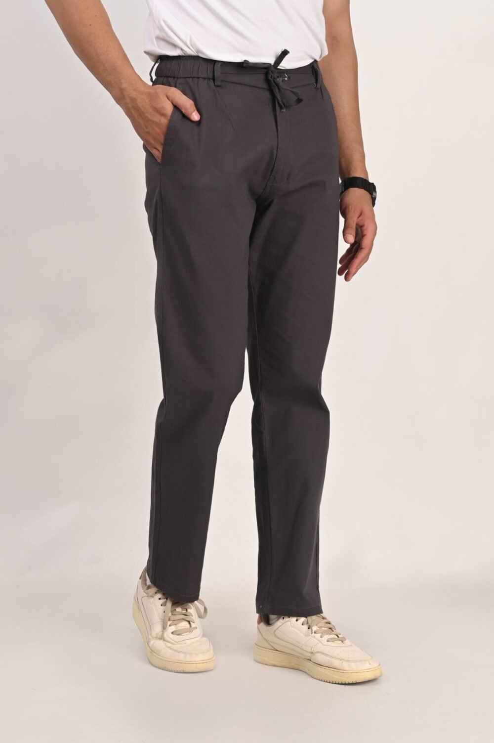 Fhuzana Relaxed Fit Drawstring Trousers