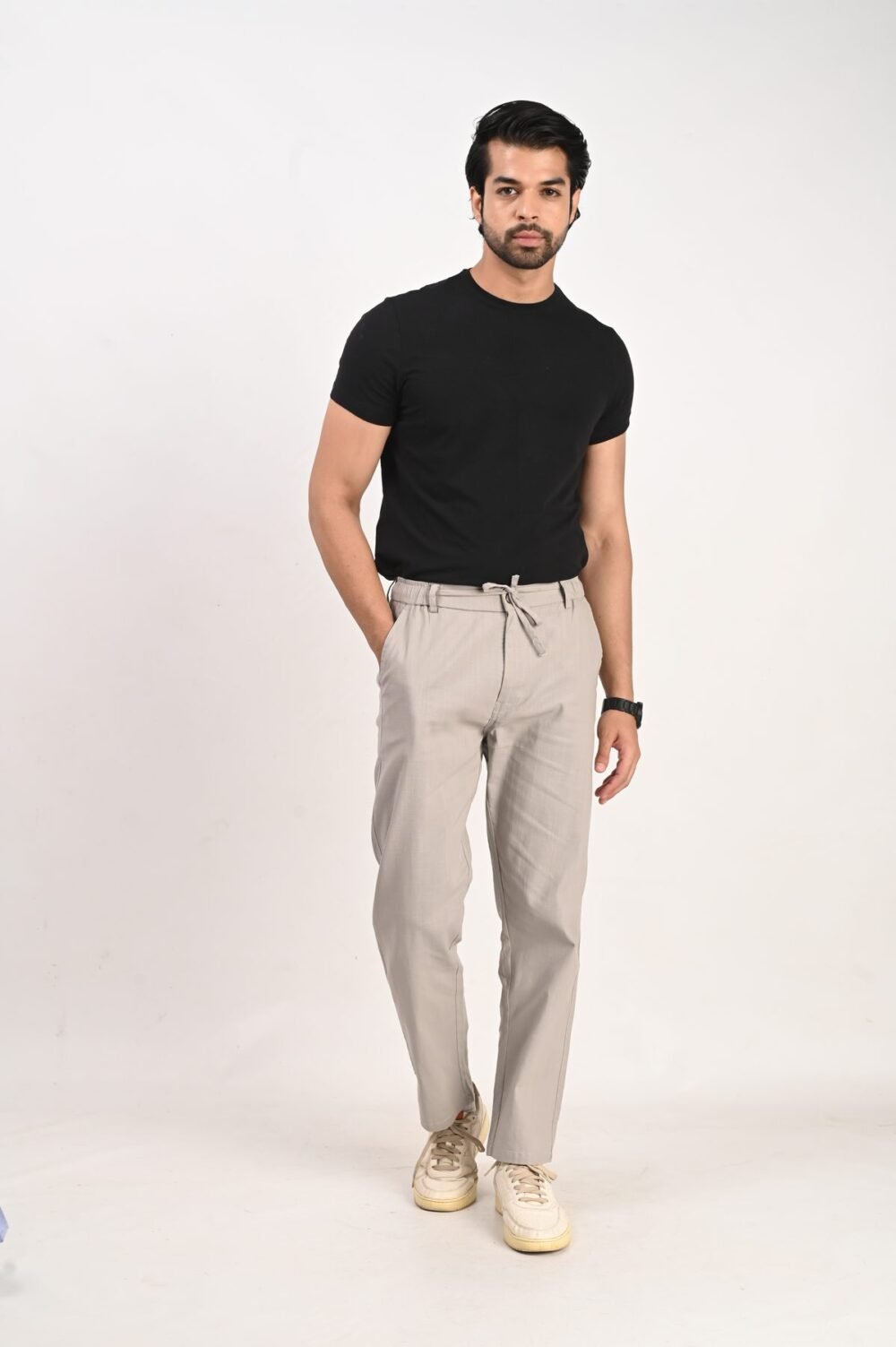 Fhuzana Relaxed Fit Drawstring Trousers