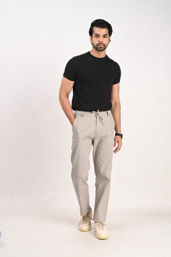 Fhuzana Relaxed Fit Drawstring Trousers Light Sky Blue