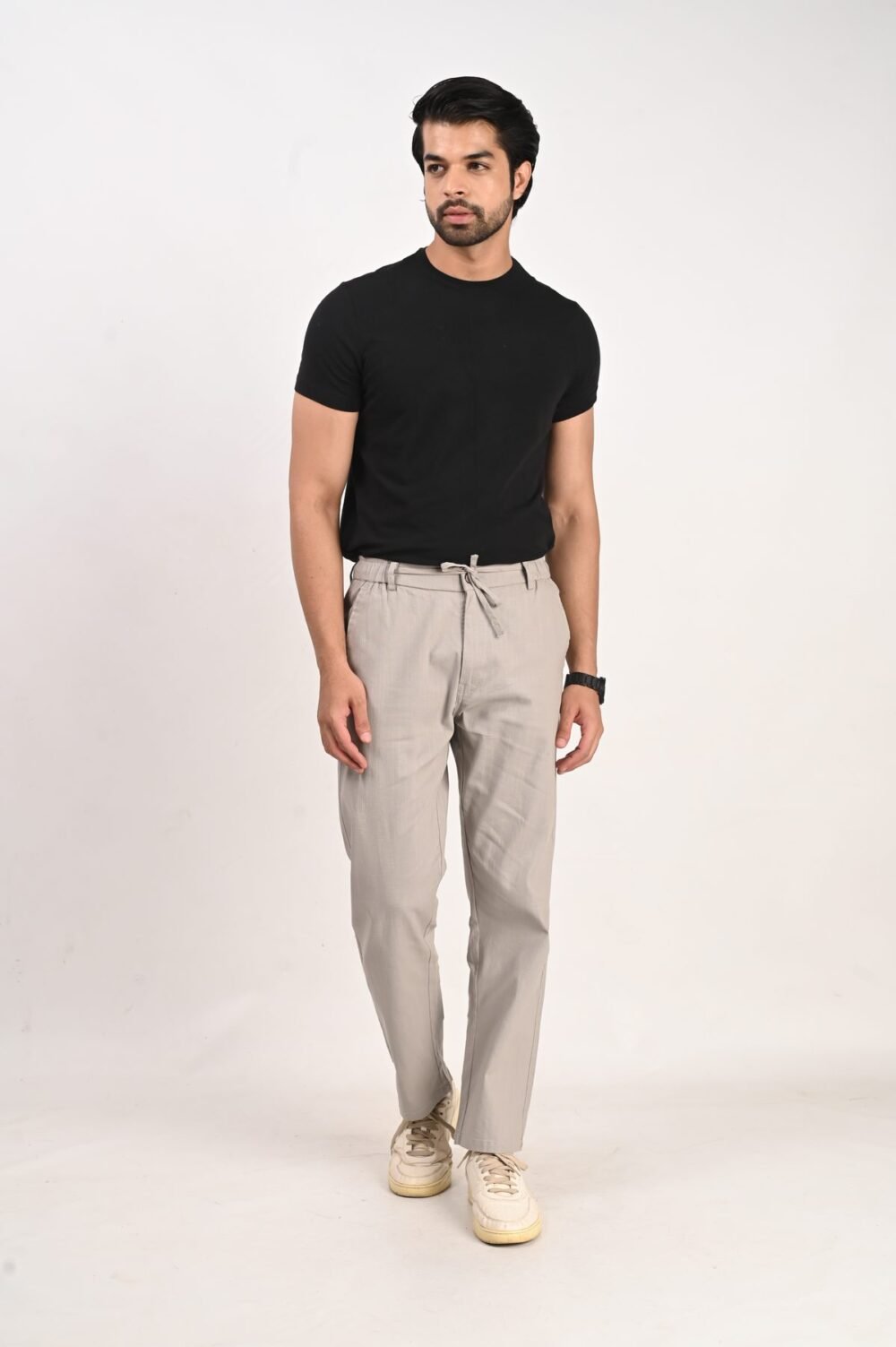 Fhuzana Relaxed Fit Drawstring Trousers
