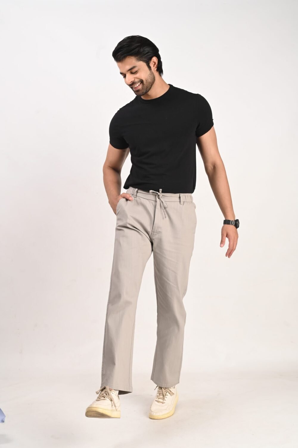Fhuzana Relaxed Fit Drawstring Trousers
