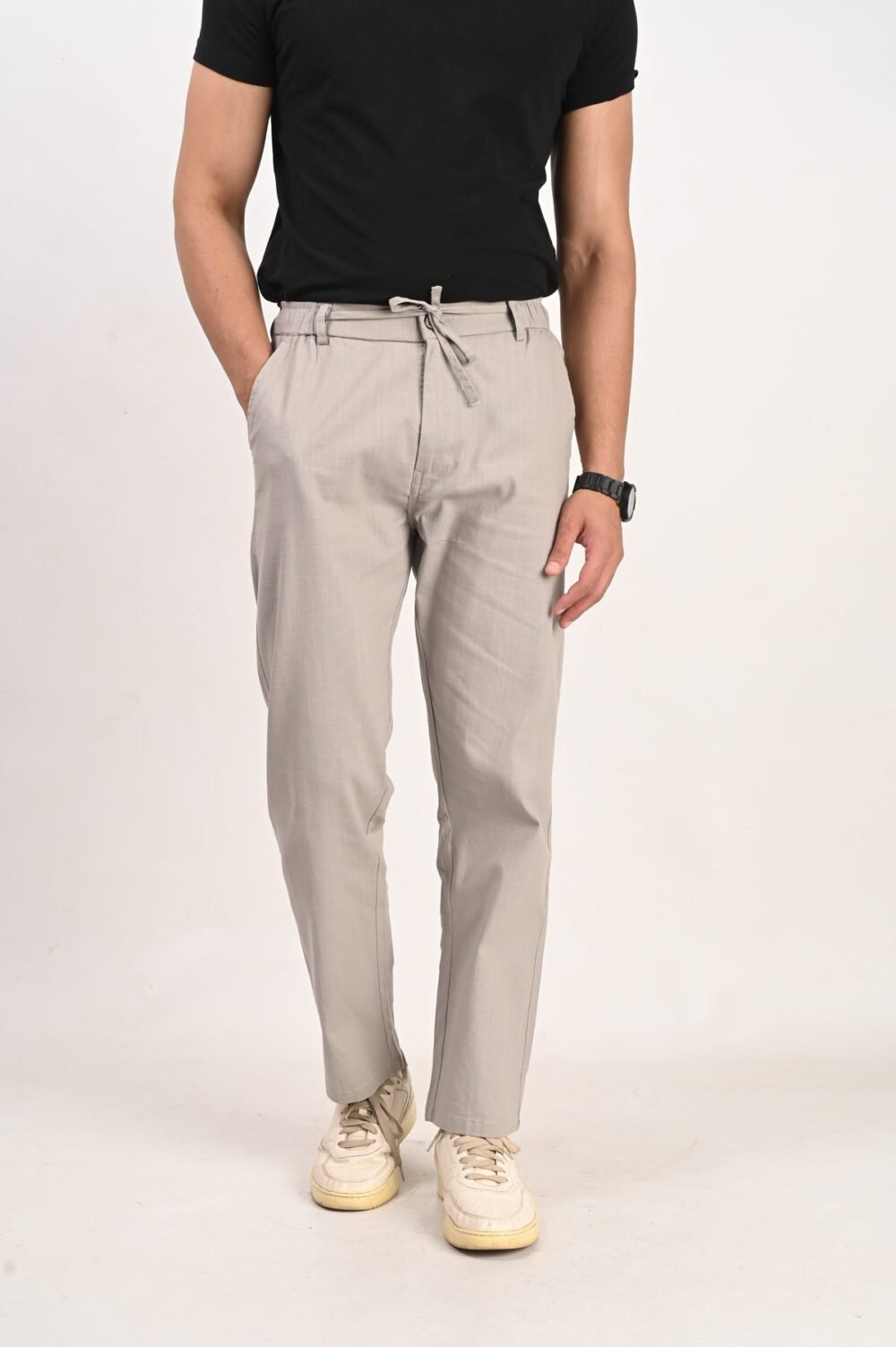 Fhuzana Relaxed Fit Drawstring Trousers