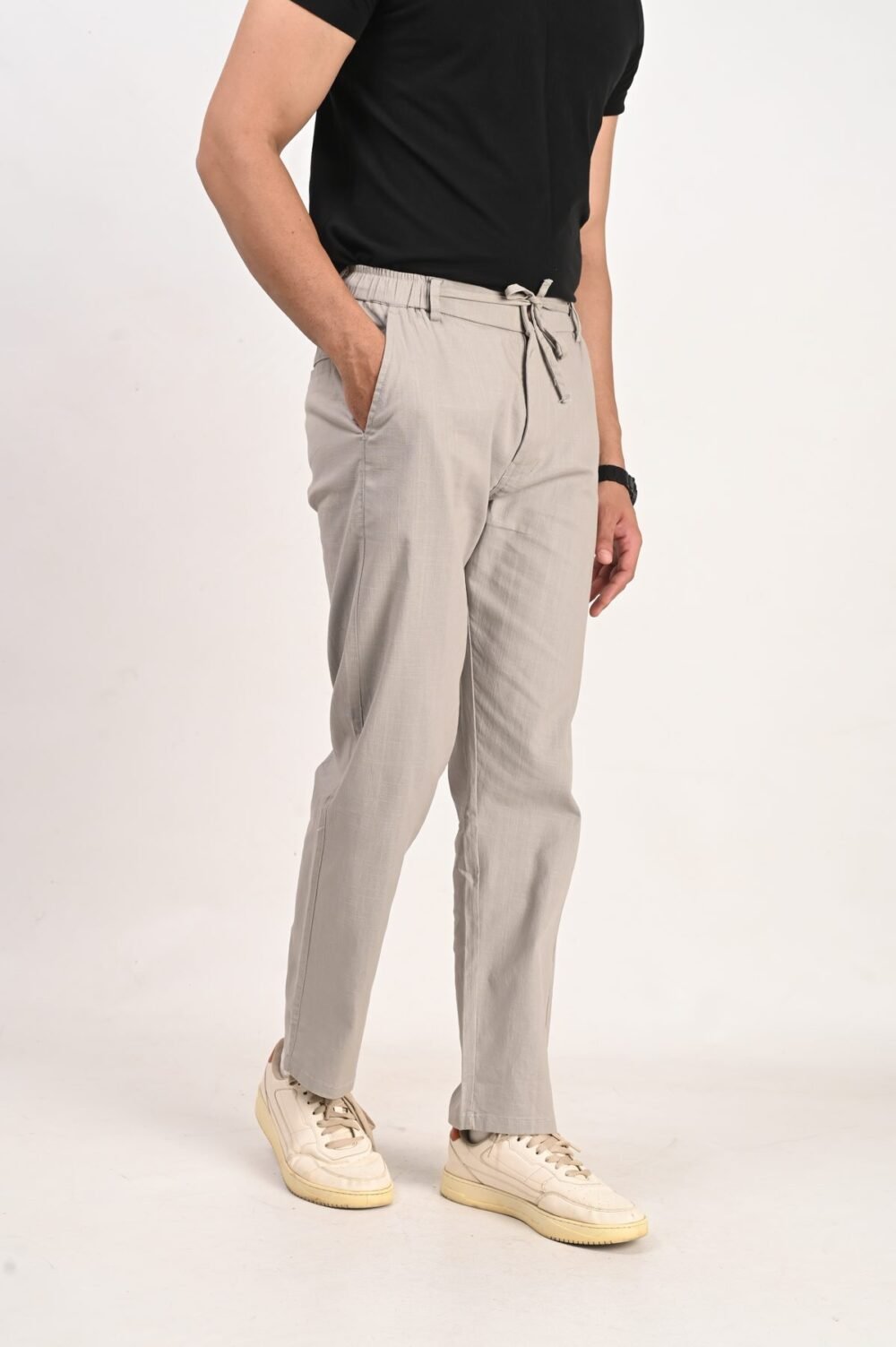 Fhuzana Relaxed Fit Drawstring Trousers