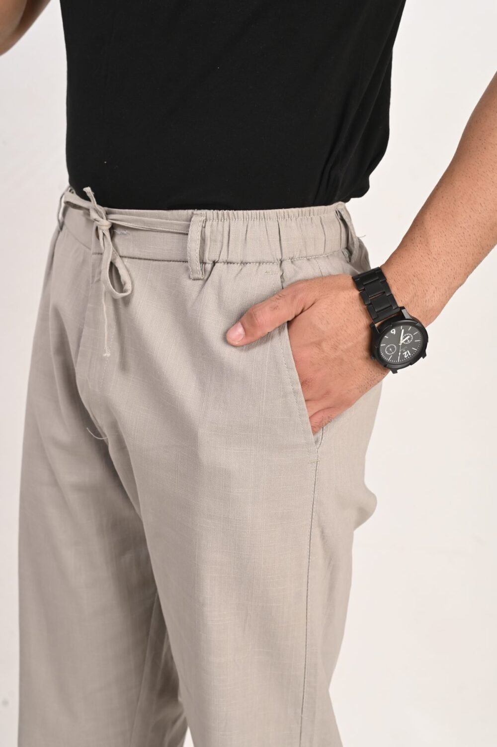 Fhuzana Relaxed Fit Drawstring Trousers
