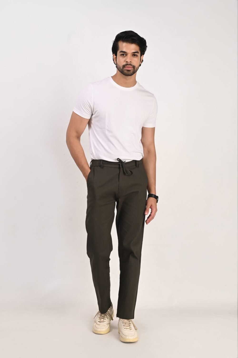 Fhuzana Relaxed Fit Drawstring Trousers