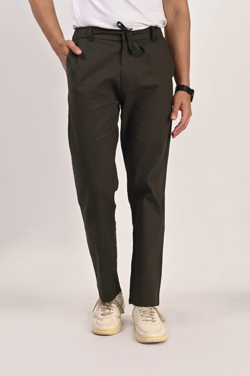 Fhuzana Relaxed Fit Drawstring Trousers