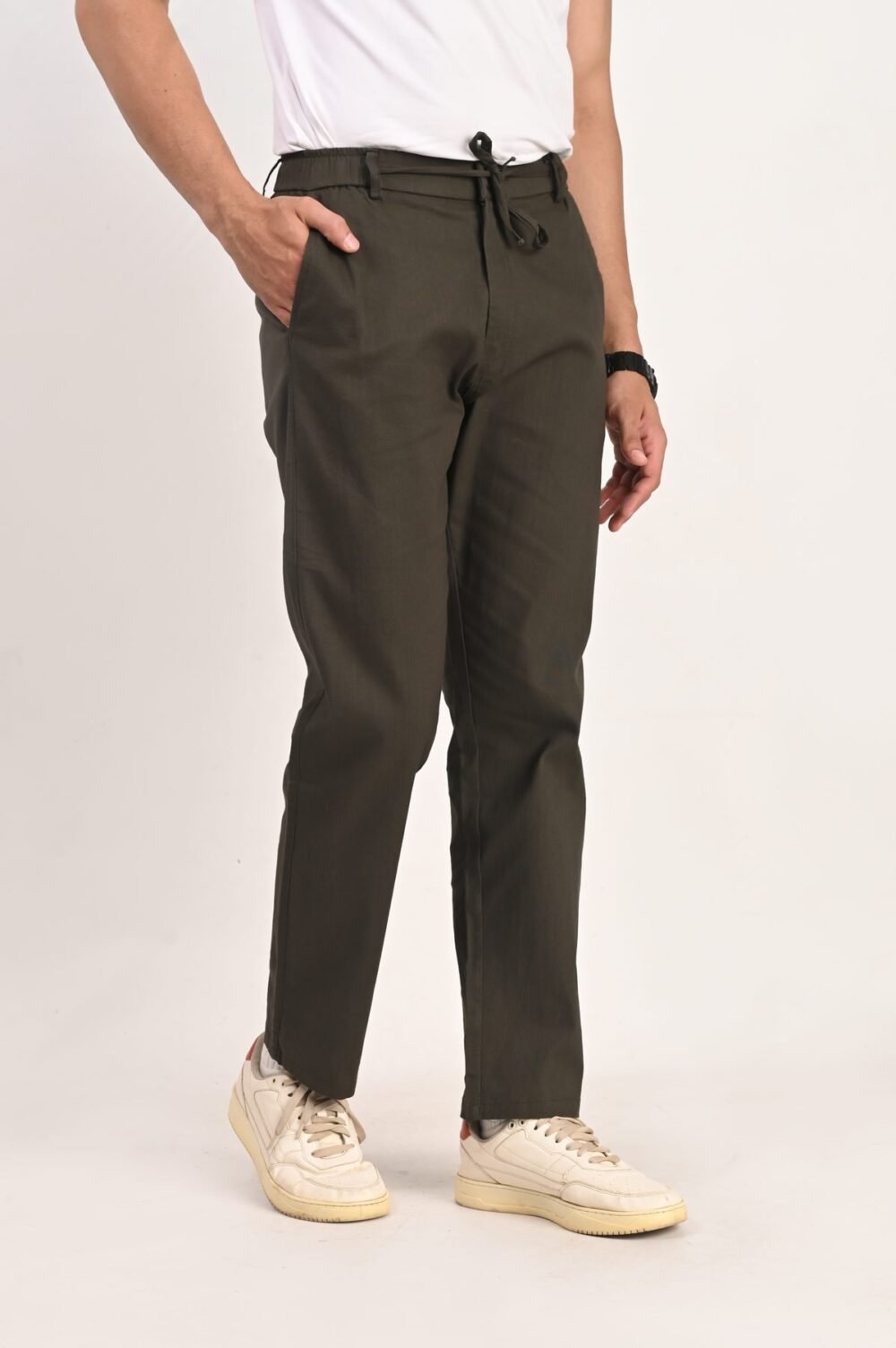 Fhuzana Relaxed Fit Drawstring Trousers