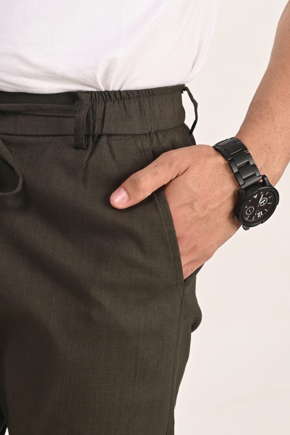 Fhuzana Relaxed Fit Drawstring Trousers