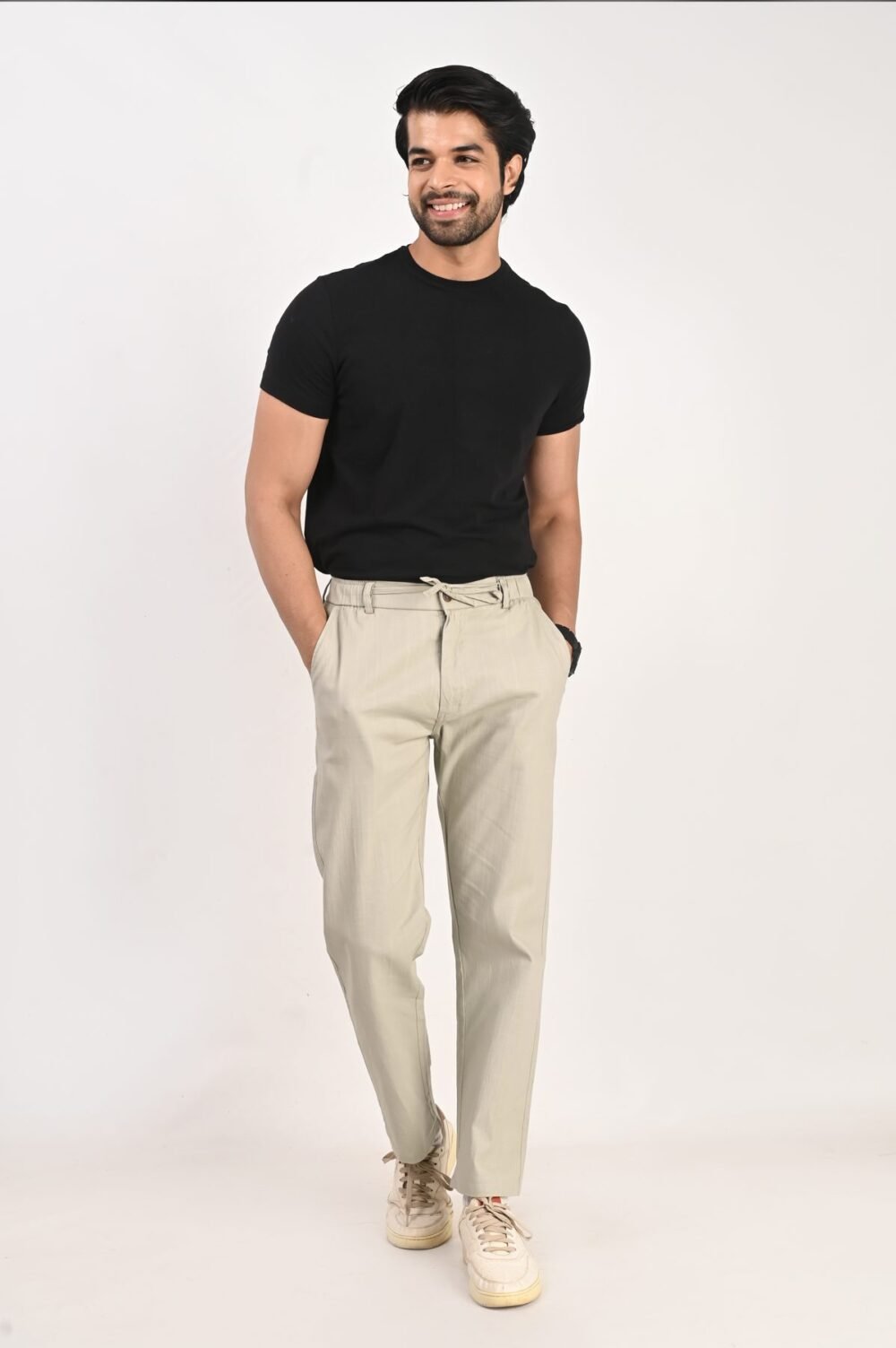 Fhuzana Relaxed Fit Drawstring Trousers