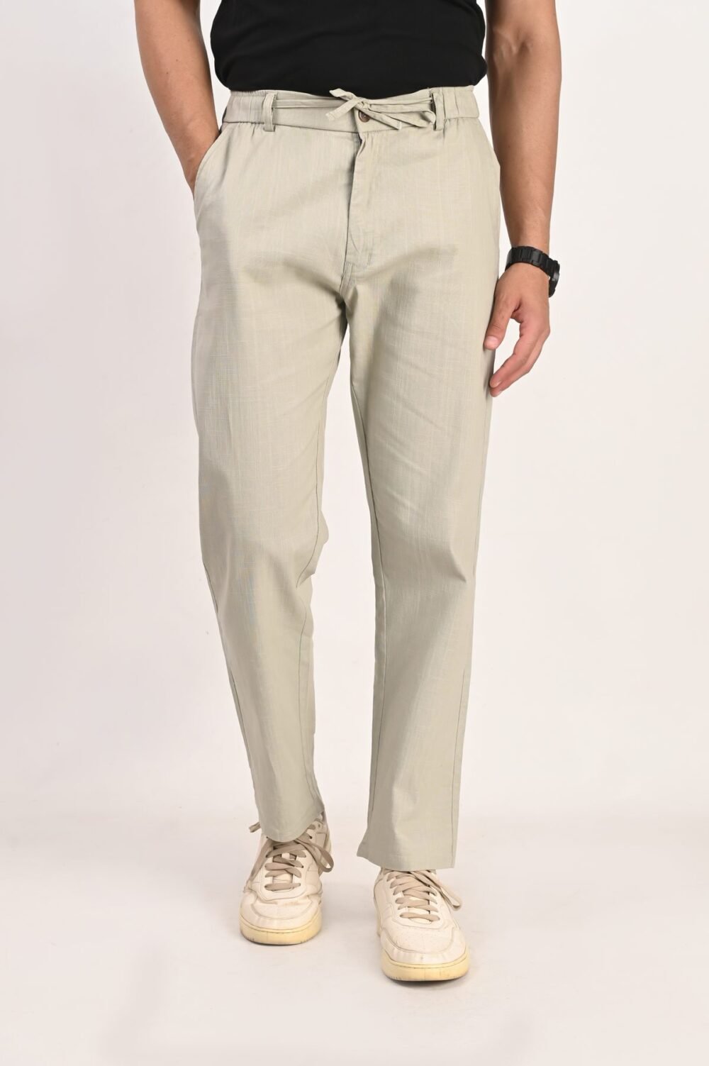 Fhuzana Relaxed Fit Drawstring Trousers