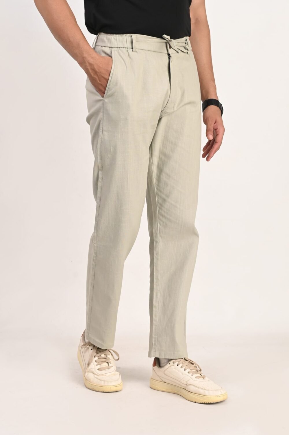 Fhuzana Relaxed Fit Drawstring Trousers