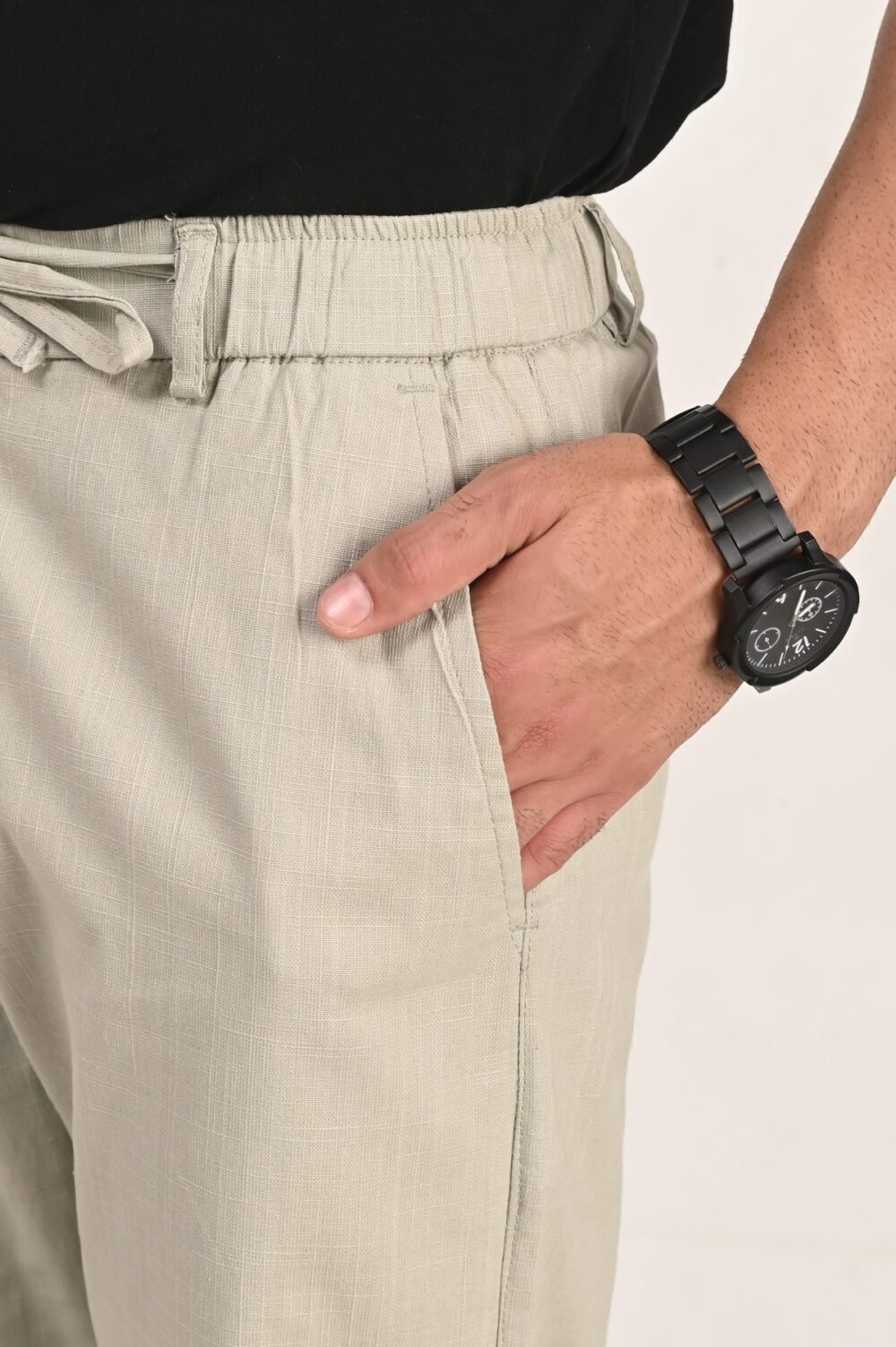 Fhuzana Relaxed Fit Drawstring Trousers